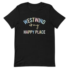 Load image into Gallery viewer, Westwind is my happy place Unisex t-shirt
