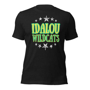 Idalou Wildcats Stars Bella Canvas Unisex t-shirt