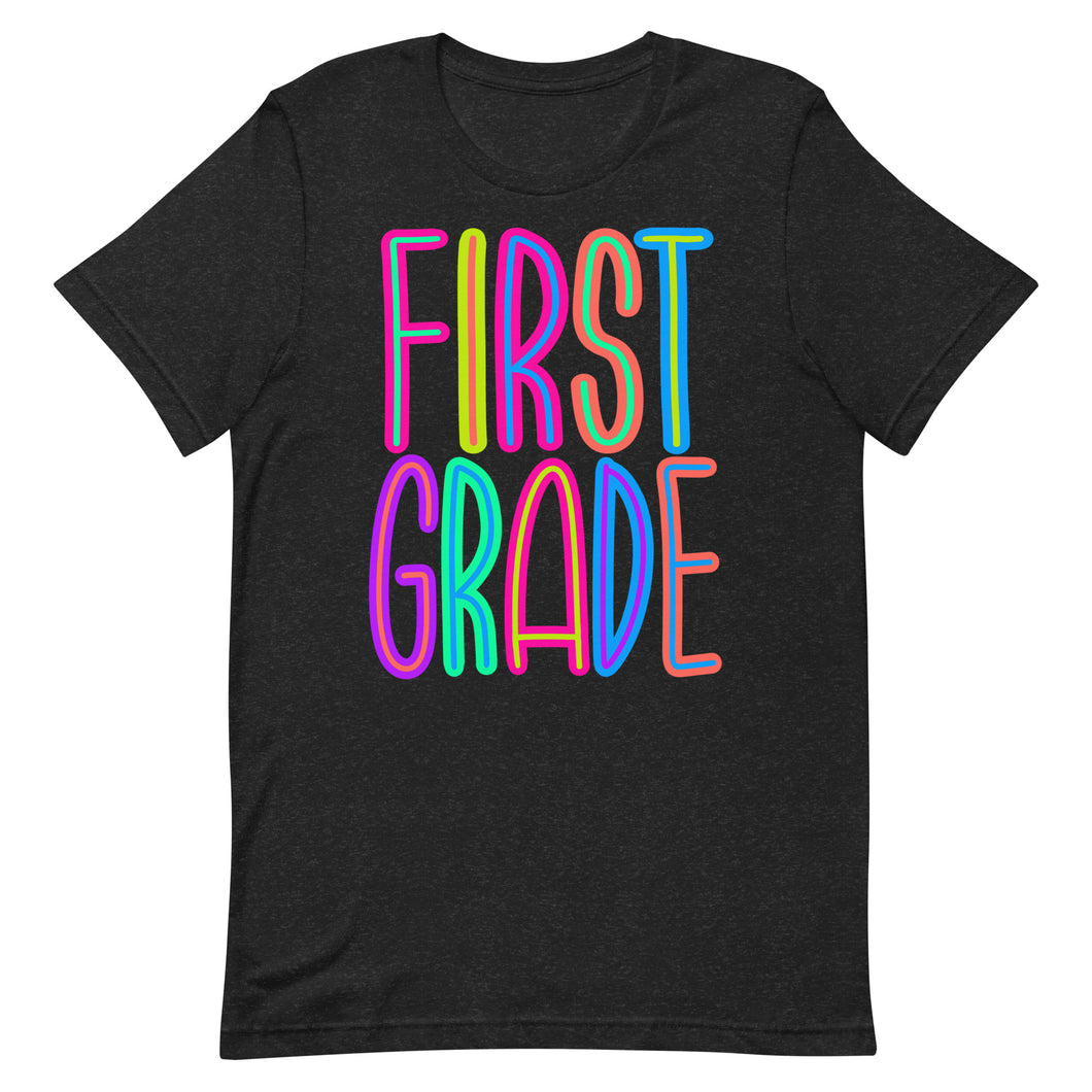 Neon First Grade Unisex t-shirt