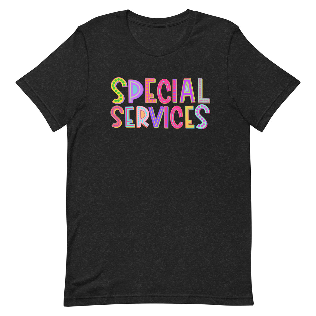 Special Services Colorful Unisex t-shirt