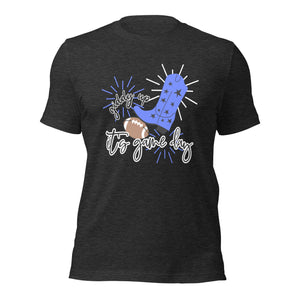 Giddy Up It's Game Day Blue Bella Canvas Unisex t-shirt