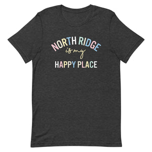 North Ridge is my happy place Unisex t-shirt