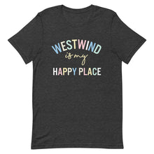 Load image into Gallery viewer, Westwind is my happy place Unisex t-shirt
