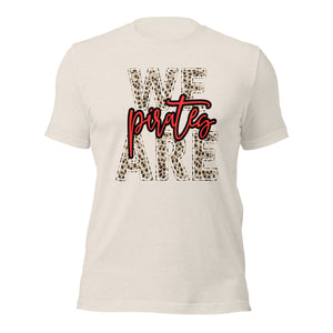 We are Pirates Leopard Bella Canvas Unisex t-shirt