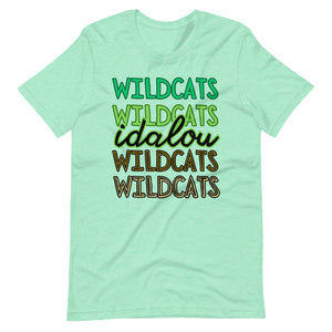 Wildcats Idalou Bella Canvas Unisex t-shirt
