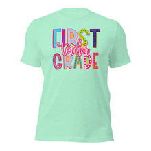 Load image into Gallery viewer, First Grade Teacher Bella Canvas Unisex t-shirt
