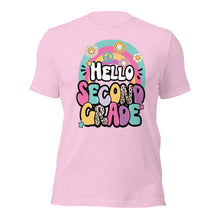 Load image into Gallery viewer, Hello Second Grade Rainbow Unisex t-shirt
