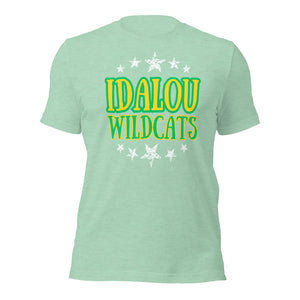 Idalou Wildcats Stars Bella Canvas Unisex t-shirt