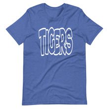 Load image into Gallery viewer, Tigers Bubble white font Unisex t-shirt
