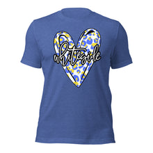 Load image into Gallery viewer, Whiteside Leopard Heart Unisex t-shirt
