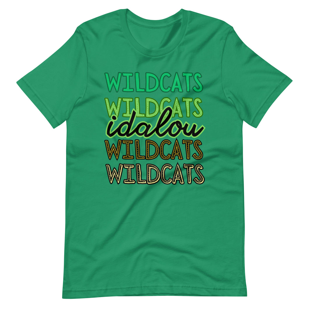 Wildcats Idalou Bella Canvas Unisex t-shirt