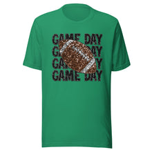 Load image into Gallery viewer, Faux Glitter Sequin Game Day Unisex t-shirt
