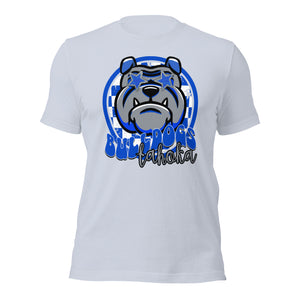 Tahoka Bulldogs Round Mascot Unisex t-shirt