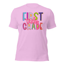 Load image into Gallery viewer, First Grade Teacher Bella Canvas Unisex t-shirt
