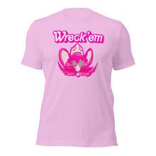 Load image into Gallery viewer, Wreck Em Pink Barbie Font Unisex t-shirt
