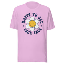 Load image into Gallery viewer, Happy to see your face Daisy Bella Canvas Unisex t-shirt
