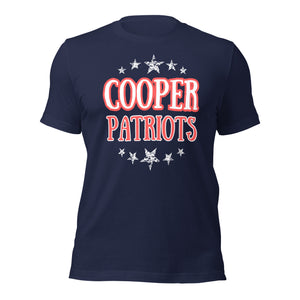 Cooper Patriots Stars Unisex t-shirt