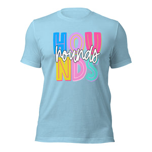 Hounds Colorful Bella Canvas Unisex t-shirt