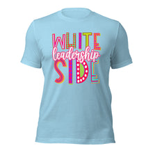 Load image into Gallery viewer, White Side Leadership Unisex t-shirt
