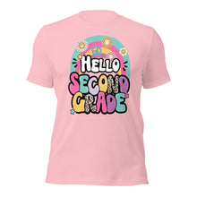 Load image into Gallery viewer, Hello Second Grade Rainbow Unisex t-shirt
