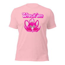 Load image into Gallery viewer, Wreck Em Pink Barbie Font Unisex t-shirt
