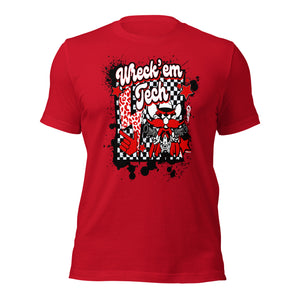 Wreck Em Tech Retro Unisex t-shirt