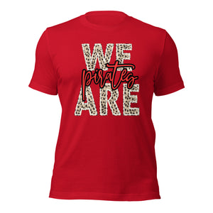 We are Pirates Leopard Bella Canvas Unisex t-shirt