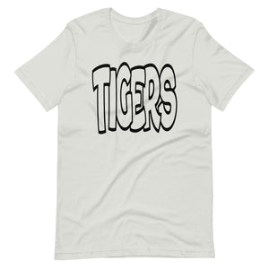 Bubble Tigers Black Font Unisex t-shirt