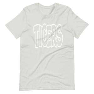 Tigers Bubble white font Unisex t-shirt