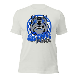 Tahoka Bulldogs Round Mascot Unisex t-shirt