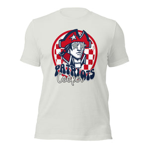 Cooper Patriots Round Mascot Unisex t-shirt