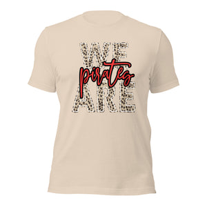 We are Pirates Leopard Bella Canvas Unisex t-shirt