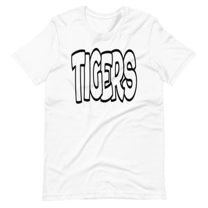 Bubble Tigers Black Font Unisex t-shirt