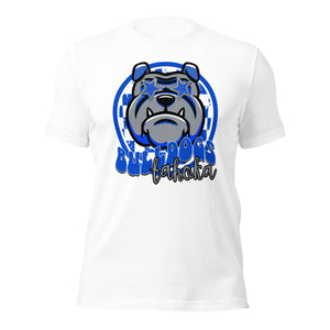 Tahoka Bulldogs Round Mascot Unisex t-shirt