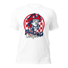 Load image into Gallery viewer, Cooper Patriots Round Mascot Unisex t-shirt
