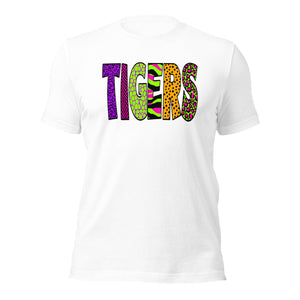 Neon Tigers Mascot Bella Canvas Unisex t-shirt