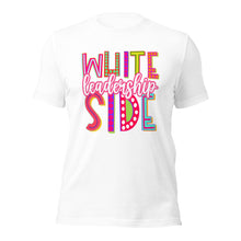 Load image into Gallery viewer, White Side Leadership Unisex t-shirt
