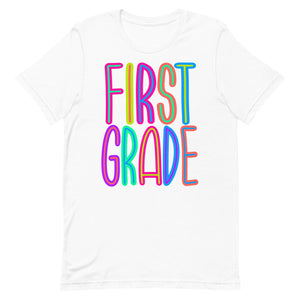 Neon First Grade Unisex t-shirt