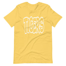 Load image into Gallery viewer, Tigers Bubble white font Unisex t-shirt
