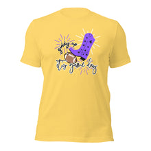 Load image into Gallery viewer, Giddy Up It&#39;s Game Day Purple Bella Canvas Unisex t-shirt
