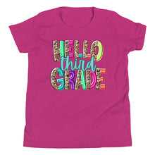 Load image into Gallery viewer, Hello Third Grade Youth Short Sleeve T-Shirt
