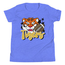 Load image into Gallery viewer, Mascot Head Tigers Youth Short Sleeve T-Shirt
