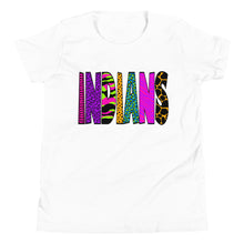 Load image into Gallery viewer, Wild Indians Font Youth Short Sleeve T-Shirt
