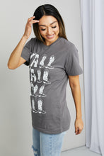 Load image into Gallery viewer, mineB Full Size Y&#39;ALL Cowboy Boots Graphic Tee
