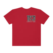 Load image into Gallery viewer, Double Sided Gray Tech Lubbock Comfort Colors Unisex Garment-Dyed T-shirt
