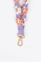 Load image into Gallery viewer, Assorted 4-Piece Macrame Flower Keychain
