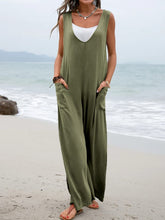 Load image into Gallery viewer, Full Size Wide Strap Jumpsuit with Pockets
