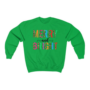 Colorful Merry & Bright Unisex Heavy Blend™ Crewneck Sweatshirt