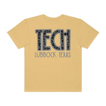 Load image into Gallery viewer, Double Sided Gray Tech Lubbock Comfort Colors Unisex Garment-Dyed T-shirt
