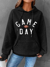 Load image into Gallery viewer, Full Size GAME DAY Graphic Drawstring Hoodie
